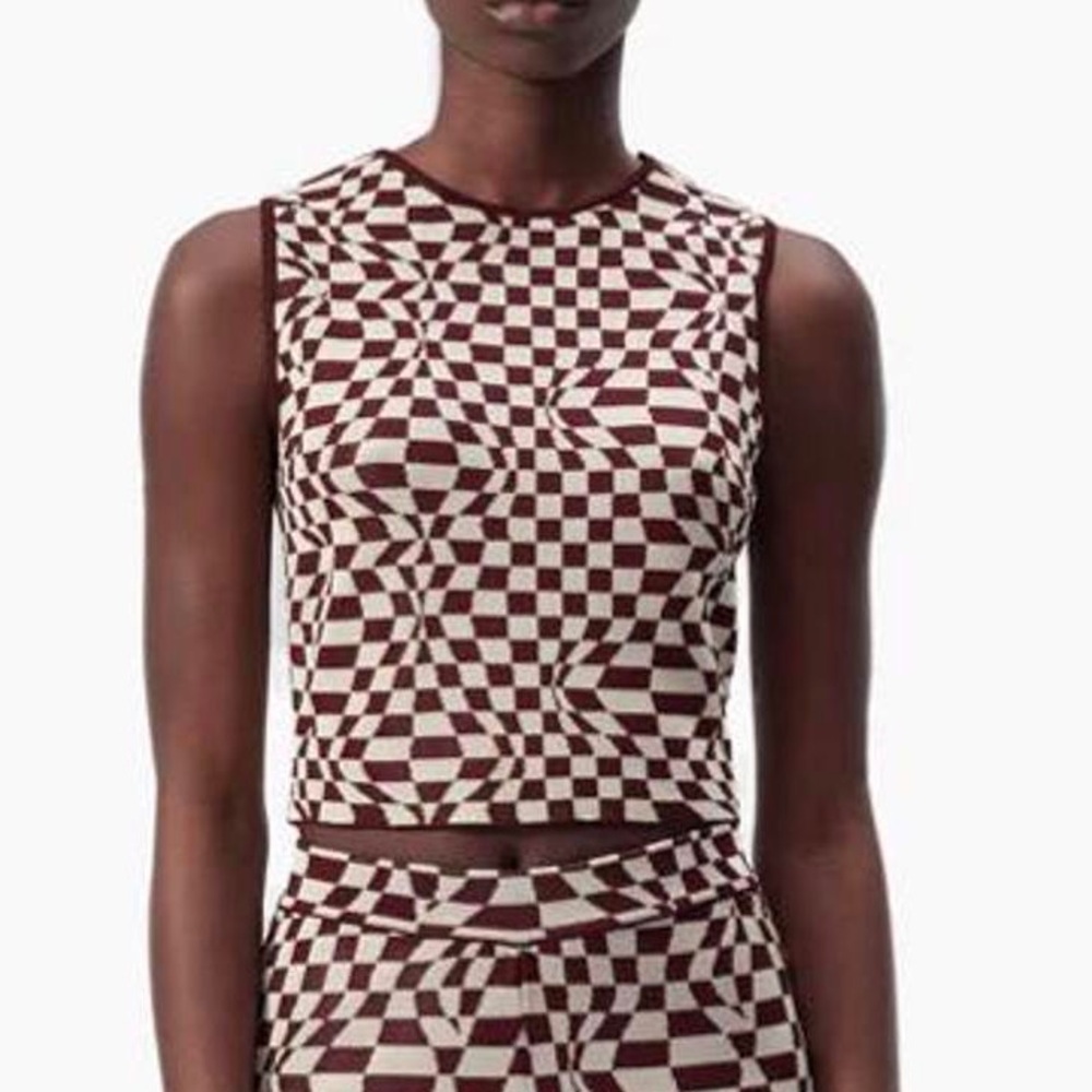 Paloma Wool Checkered Tank - Large